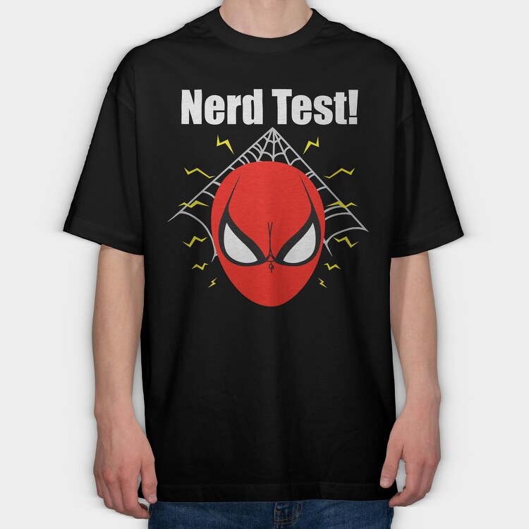 Spiderman Web Shock, Tricou Oversize Barbati (Unisex)