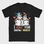 Snowman Love, Tricou Barbati (Unisex)