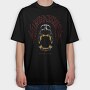 Hunger Demon Skull, Tricou Oversize Barbati (Unisex)