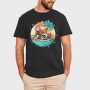 Volcano Skull Rescue, Tricou Barbati (Unisex)