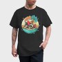 Volcano Skull Rescue, Tricou Barbati (Unisex)