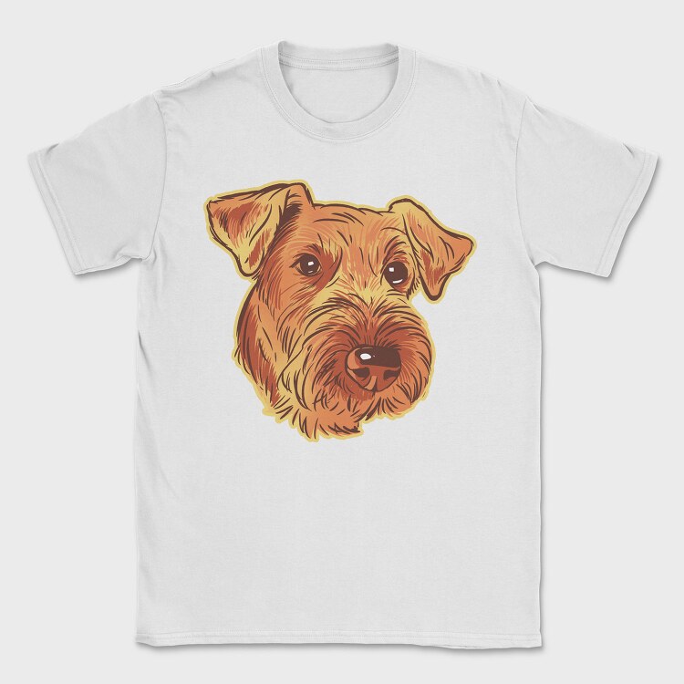 Airedale Terrier Dog, Tricou Barbati (Unisex)