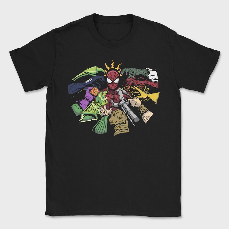 Spidermans Web, Tricou Barbati (Unisex)