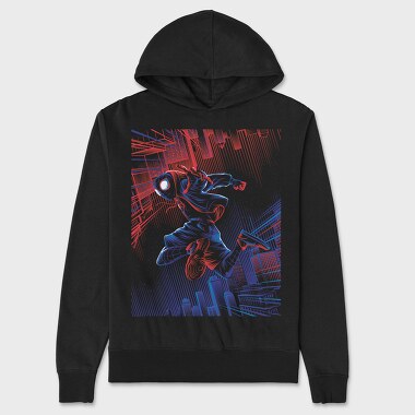 Spidey Swing City, Hanorac Oversize Barbati (Unisex)