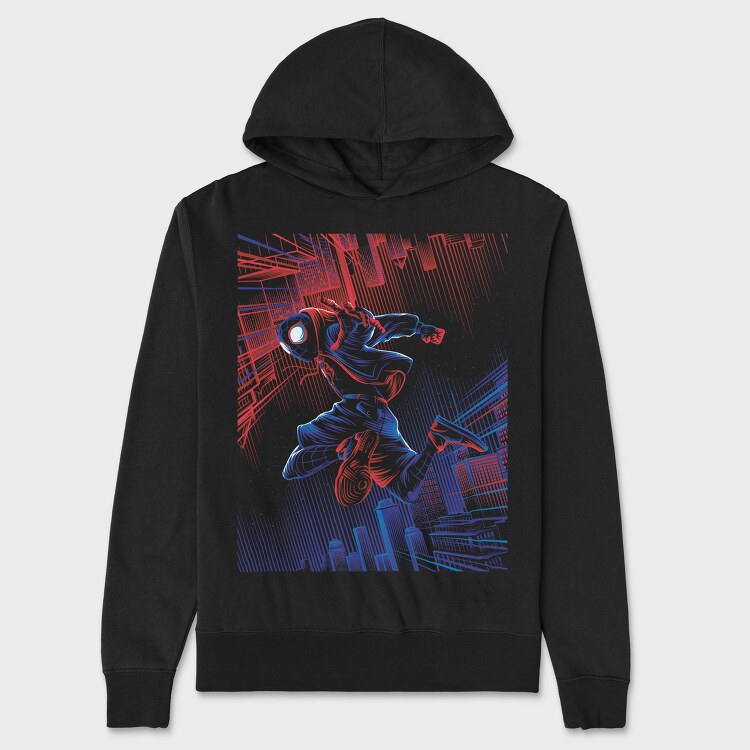 Spidey Swing City, Hanorac Oversize Barbati (Unisex)
