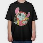 Stitchlivesforever, Tricou Oversize Barbati (Unisex)