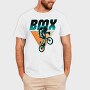 Bmx Neon Stunt, Tricou Barbati (Unisex)