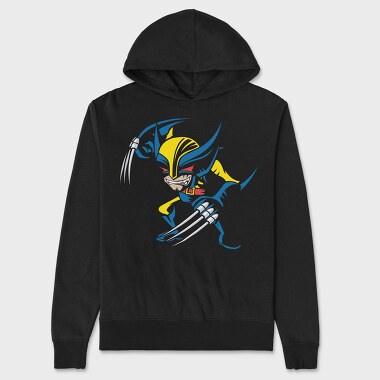 Wolverine Claw Punch, Hanorac Oversize Barbati (Unisex)