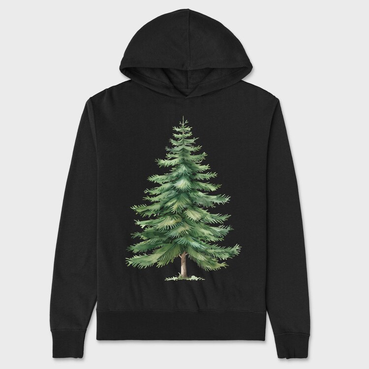 Fir Tree Spirit, Hanorac Oversize Barbati (Unisex)