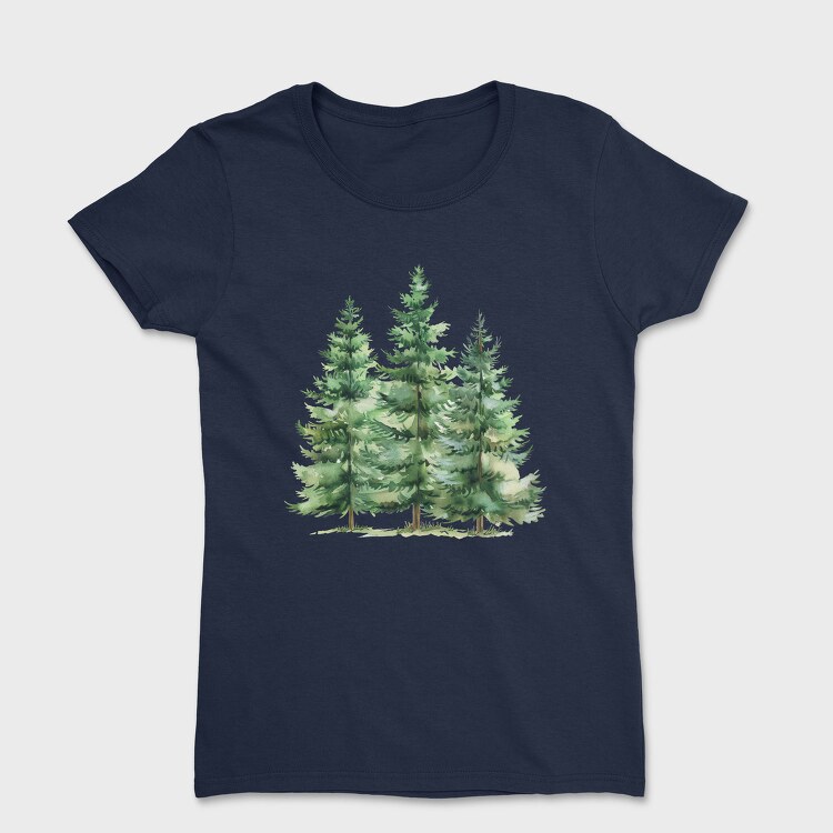 Fir Trees Clump, Tricou Femei