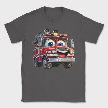 Fire Truck Face, Tricou Barbati (Unisex)
