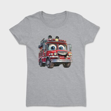 Fire Truck Face, Tricou Femei