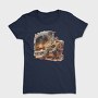 Fireplace Reading Man, Tricou Femei