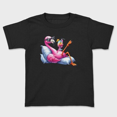 Flamingo Drink Cooler, Tricou Copii