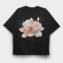Floral Glow Diva, Tricou Oversize Barbati (Unisex)