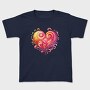 Floral Heart Sublimation, Tricou Copii