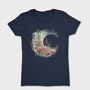 Floral Moon Circle, Tricou Femei