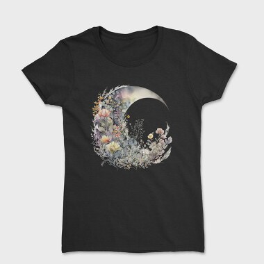 Floral Moon Nature, Tricou Femei