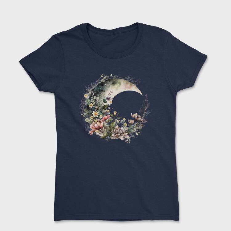 Floral Night Garden, Tricou Femei