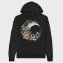 Floral Night Garden, Hanorac Oversize Barbati (Unisex)