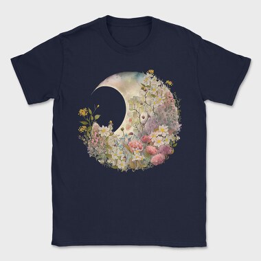 Floral Night Gardener, Tricou Barbati (Unisex)