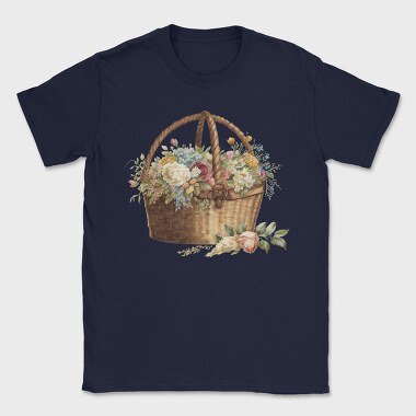 Flower Basket Blooms, Tricou Barbati (Unisex)