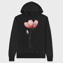 Flower Bud Petal, Hanorac Oversize Barbati (Unisex)