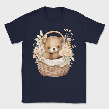 Flower Cradle Bear, Tricou Barbati (Unisex)