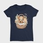Flower Cradle Bear, Tricou Femei