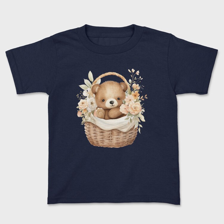 Flower Cradle Bear, Tricou Copii