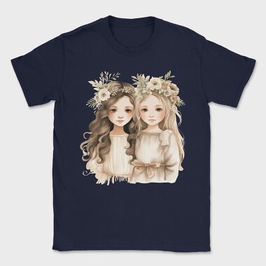 Flower Crown Girls, Tricou Barbati (Unisex)