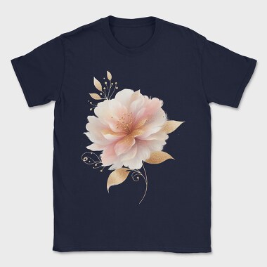 Flower Glow Goldy, Tricou Barbati (Unisex)