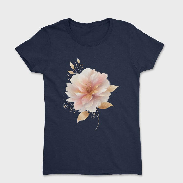 Flower Glow Goldy, Tricou Femei