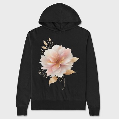 Flower Glow Goldy, Hanorac Oversize Barbati (Unisex)
