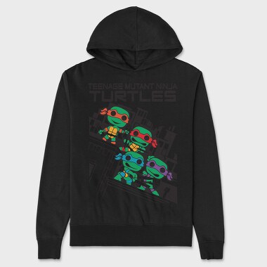 Teenage Mutant Ninja Turtles, Hanorac Oversize Barbati (Unisex)