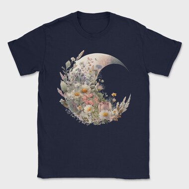 Flower Moon Night, Tricou Barbati (Unisex)