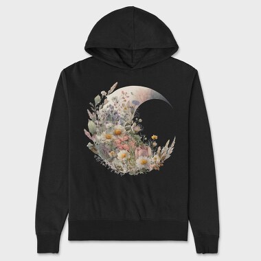 Flower Moon Night, Hanorac Oversize Barbati (Unisex)