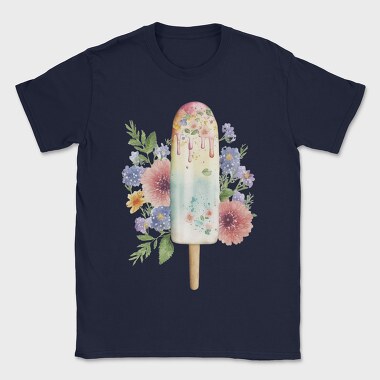 Flower Popsicle Flowers, Tricou Barbati (Unisex)