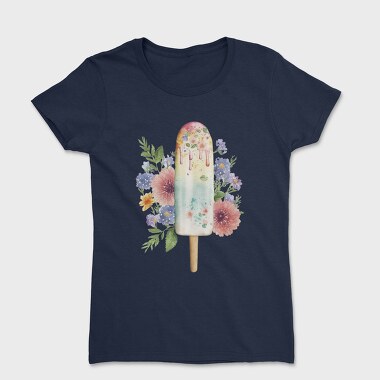 Flower Popsicle Flowers, Tricou Femei