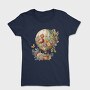 Flower Vintage Balloon, Tricou Femei