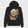 Flower Vintage Balloon, Hanorac Oversize Barbati (Unisex)