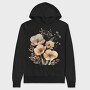 Flowers Blossom Brown, Hanorac Oversize Barbati (Unisex)