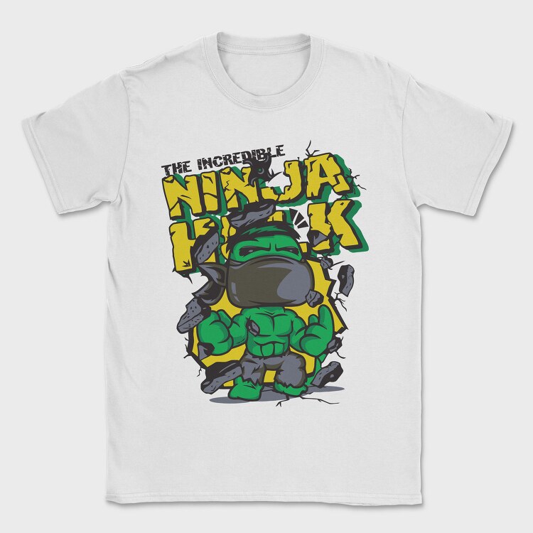 The Incredible Ninja Hulk, Tricou Barbati (Unisex)