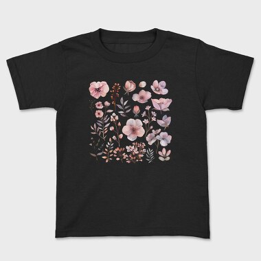 Flowers Blossoms Buds, Tricou Copii