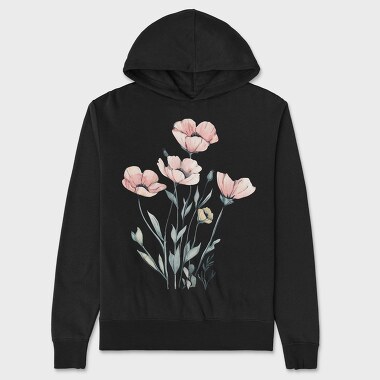 Flowers In Bloom, Hanorac Oversize Barbati (Unisex)