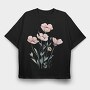 Flowers In Bloom, Tricou Oversize Barbati (Unisex)