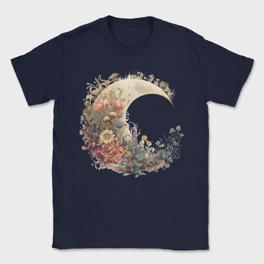 Flowers In The Moonlight, Tricou Barbati (Unisex)