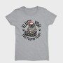 Fluffy Christmas Cat, Tricou Femei