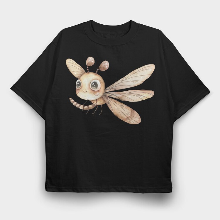 Fly Insect Art, Tricou Oversize Barbati (Unisex)