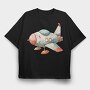 Flying Spaceship Ride, Tricou Oversize Barbati (Unisex)